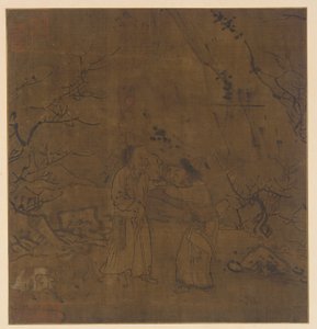 La despedida llorosa de Su Wu y Li Ling, dinastía Ming, 1368-1644 de Unbekannt