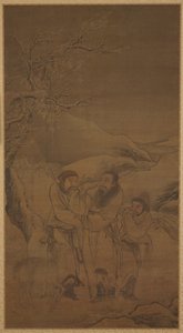 La despedida llorosa de Su Wu y Li Ling, dinastía Ming, siglo XVI de Unbekannt