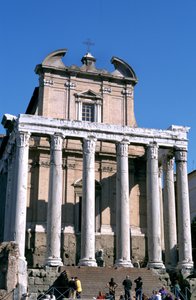 El Templo de Antonino y Faustina, Roma, 141 d.C. de Unbekannt