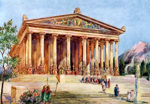 El Templo de Artemisa, Éfeso, Turquía