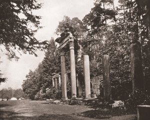 El Templo de Augusto en Virginia Water, Surrey, 1894