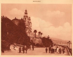 Las terrazas y el casino, Monte Carlo de Unbekannt