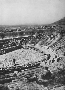 El Teatro de Dionisio en la ladera sur de la Acrópolis, 1913 de Unbekannt