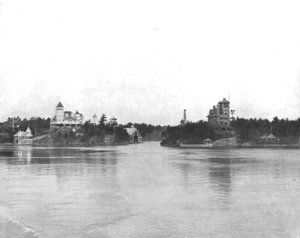 Las Mil Islas del Río San Lorenzo, Canadá, c1900 de Unbekannt