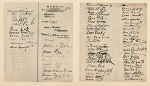El deslizamiento del Titanic, c1910s de Unbekannt