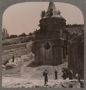 La tumba de Absalón en el Valle de Josafat, c1900 de Unbekannt