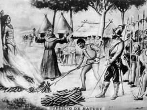 El tormento de Hatuey, siglo XVI, 1920s de Unbekannt