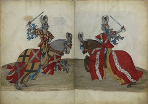 El libro del torneo de René de Anjou, ca 1447 de Unbekannt