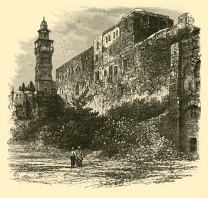 La Torre de Antonia, Jerusalén, 1890
