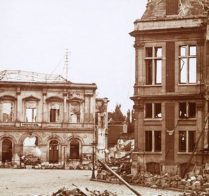 El Ayuntamiento, Chauny, Francia, c. 1914-c. 1918 de Unbekannt