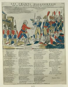 El Tratado de Pressburg, 1805 de Unbekannt