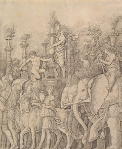 El triunfo de César: Los elefantes, ca. 1484-92