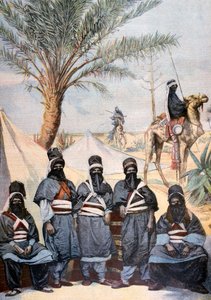 La caravana tuareg en el Velódromo de Invierno, París, 1894 de Unbekannt
