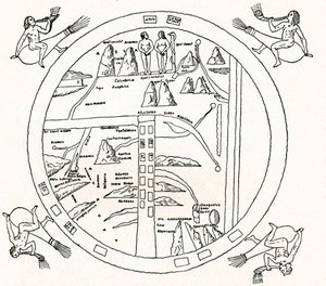 El mapa de Turín, siglo VIII, 1912