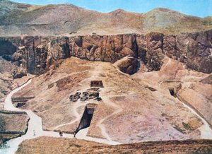 El Valle de los Reyes, Luxor, Egipto, siglo XX