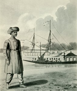 La flotilla del virrey y los barqueros, 1813, 1925