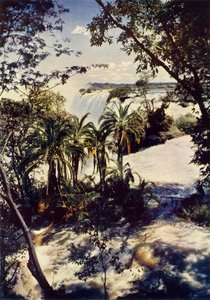 Las Cataratas Victoria en Rhodesia del Sur, c1948 de Unbekannt