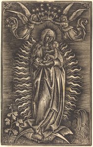 La Virgen Coronada por Dos Ángeles, c. 1500