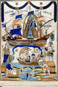 La Virgen María como Madonna en Gloria Notre Dame de Grace, siglo XIX