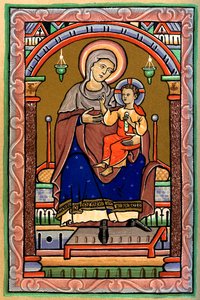 La Virgen y el Niño, siglo XIII