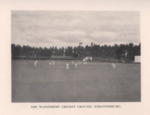 El campo de cricket de los Wanderers, Johannesburgo, Sudáfrica, 1912