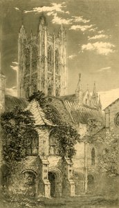 La Torre del Agua, Catedral de Canterbury, Canterbury, Kent, 1885 de Unbekannt