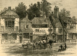 El ciervo blanco, Knightsbridge, 1820 de Unbekannt