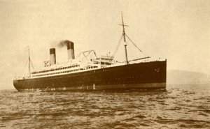 El transatlántico de la Línea White Star Doric 16,484 Toneladas de Unbekannt