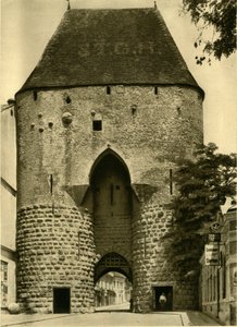 La Puerta de Viena, Hainburg an der Donau, Baja Austria, c1935 de Unbekannt