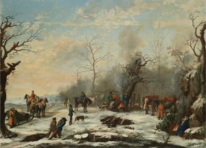 La Caza de Invierno de Unbekannt