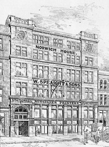 Las obras en Norwich Street, 1916 de Unbekannt