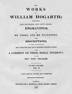 Las obras de William Hogarth, Vol II, 1827 de Unbekannt