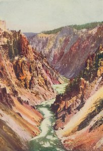 El río Yellowstone, 1916 de Unbekannt
