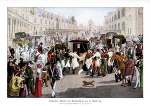 Los adioses en Fontainebleau, Francia, 20 de abril de 1814, 1900 de Unbekannt