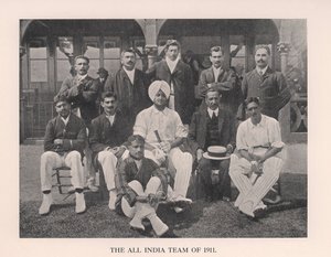 El equipo de cricket de toda la India de 1911 1912 de Unbekannt