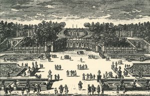 El anfiteatro de la Villa Pamphili