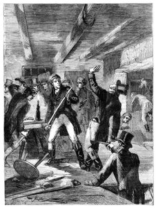 El arresto de los conspiradores de la calle Cato, 1820 c1895 de Unbekannt