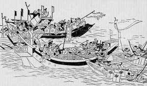 El intento de invasión mongola de Japón, 1281, 1907 de Unbekannt