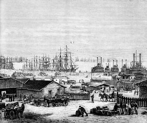Las orillas del Mississippi, c1860s c1880 de Unbekannt