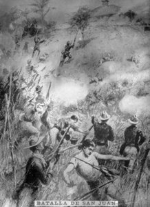La batalla de San Juan, 1898 de Unbekannt