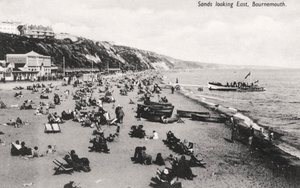 La playa en Bournemouth, Dorset, c1920s de Unbekannt