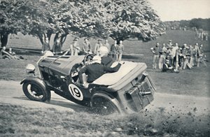 El comienzo de un derrame en Donington Park, 1937 de Unbekannt
