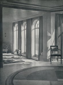 La gran sala en Yaffle Hill, Broadstone, Dorset, 1933 de Unbekannt
