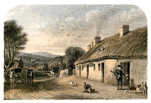 El lugar de nacimiento de Robert Burns, Alloway, South Ayrshire, Escocia de Unbekannt