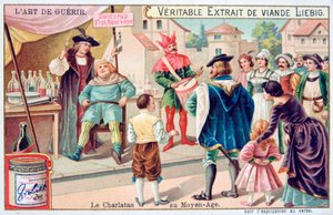 El charlatán de la Edad Media, c1900