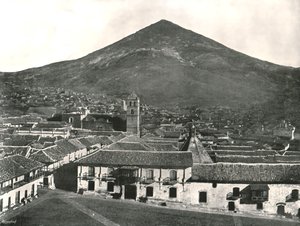 La ciudad y la montaña, Potosí, Bolivia, 1895 de Unbekannt
