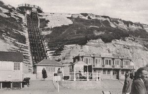 El ascensor del acantilado en Bournemouth, Dorset, principios del siglo XX de Unbekannt