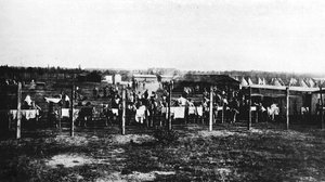 El campo de concentración en Frith Hill, Camberley, 1914-1915 de Unbekannt