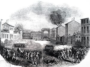 El conflicto en la Porta Tosa, Milán de Unbekannt