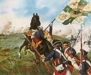 La muerte de Schwerin en Praga, 6 de mayo de 1757, 1936 de Unbekannt